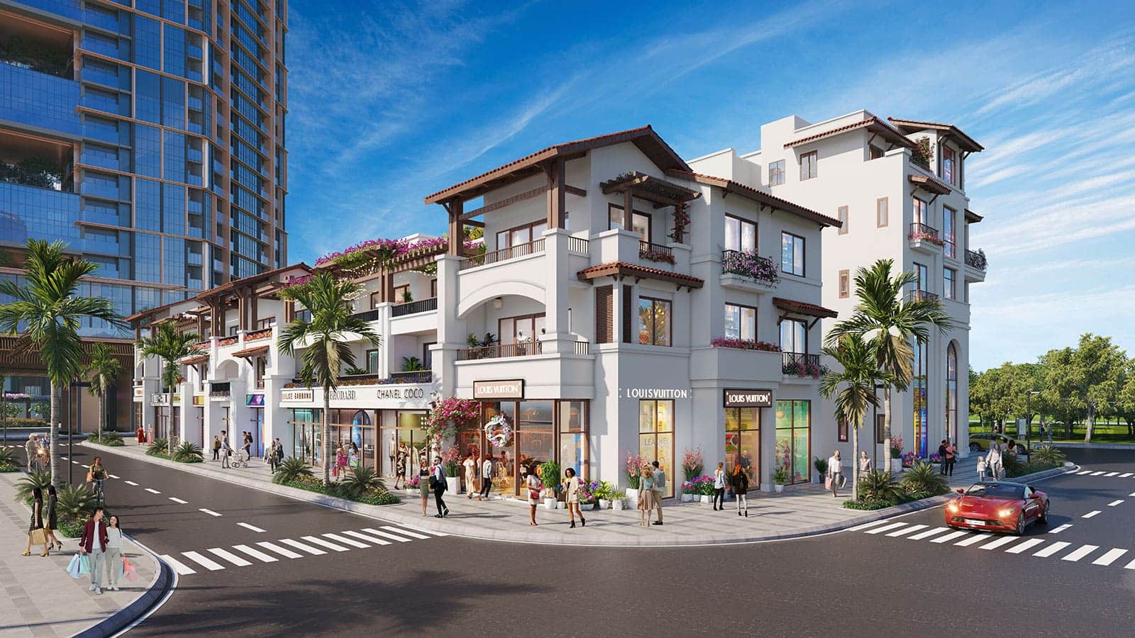 Phối cảnh Shophouse 3 tầng Sun Symphony