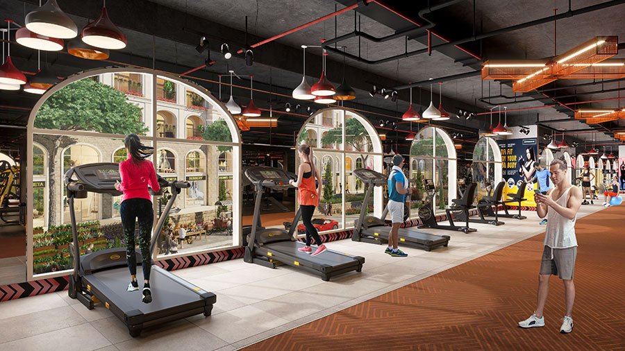 Phòng tập Gym hiện đại